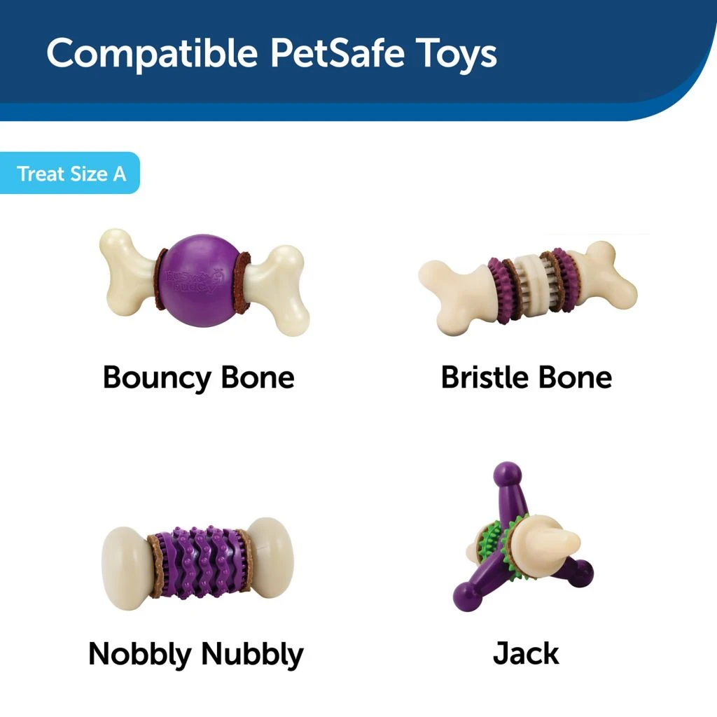 PetSafe Busy Buddy Original Rawhide Dog Chew Treat Ring Refills, Small 7 PetSafe Busy Buddy Original Rawhide Dog Chew Treat Ring Refills, Small - Image 5