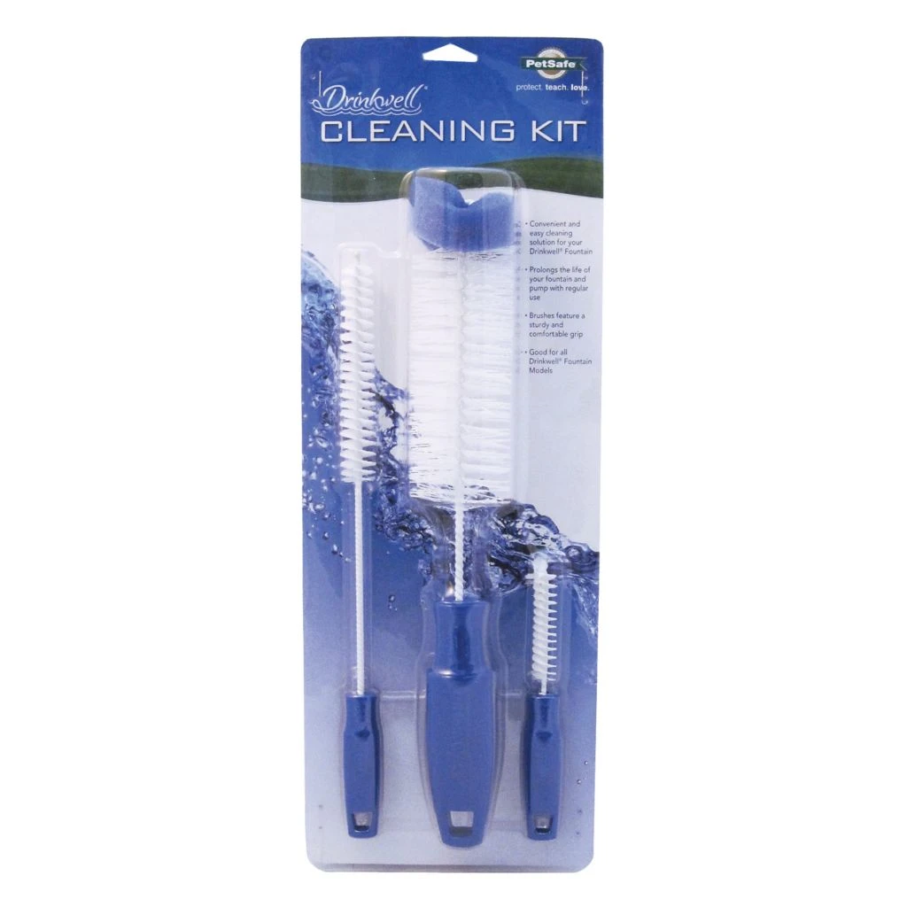 PetSafe Drinkwell Pet Drinking Fountain Replacement Cleaning Kit, 3 Brushes 3 PetSafe Drinkwell Pet Drinking Fountain Replacement Cleaning Kit, 3 Brushes