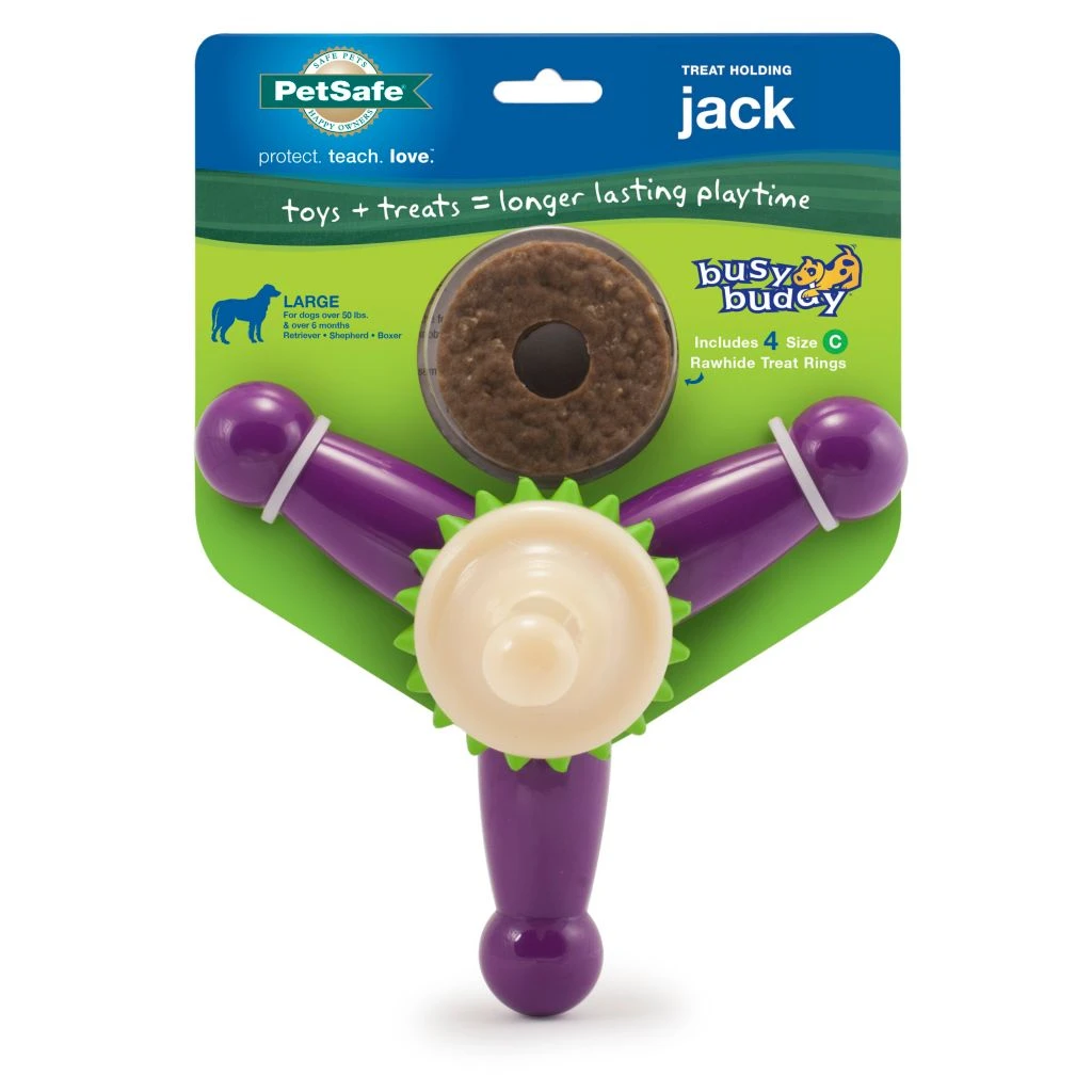 PetSafe Busy Buddy Dental Health Jack Dog Chew Toy, Large 9 PetSafe Busy Buddy Dental Health Jack Dog Chew Toy, Large - Image 7