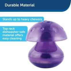 PetSafe Busy Buddy Magic Mushroom Dog Chew Toy 12 PetSafe Busy Buddy Magic Mushroom Dog Chew Toy -Deals PETSAFE Store 1182363 A4
