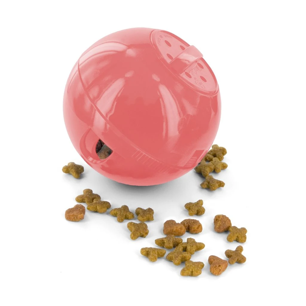 PetSafe SlimCat Feeder Ball Interactive Cat Toy, Pink 3 PetSafe SlimCat Feeder Ball Interactive Cat Toy, Pink