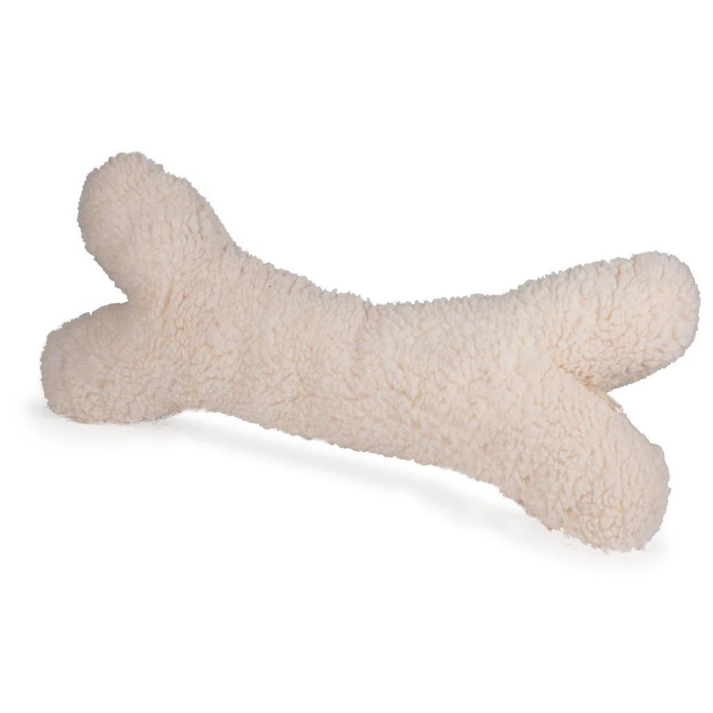 PetSafe Classic Sheepskin Bone Dog Toy 6 PetSafe Classic Sheepskin Bone Dog Toy - Image 4