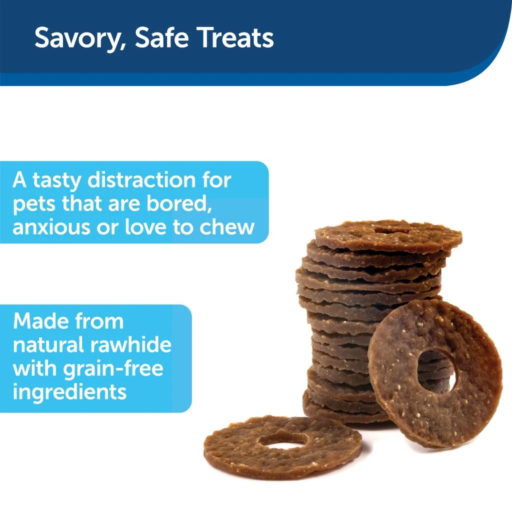 PetSafe Rawhide Treat Rings, Variety pk., 24 Count, Large 4 PetSafe Rawhide Treat Rings, Variety pk., 24 Count, Large - Image 2