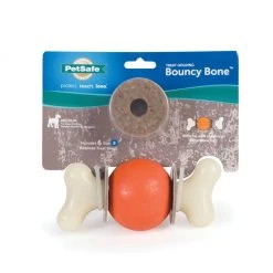 PetSafe Sportsmen Bouncy Bone Dog Chew Toy, Medium