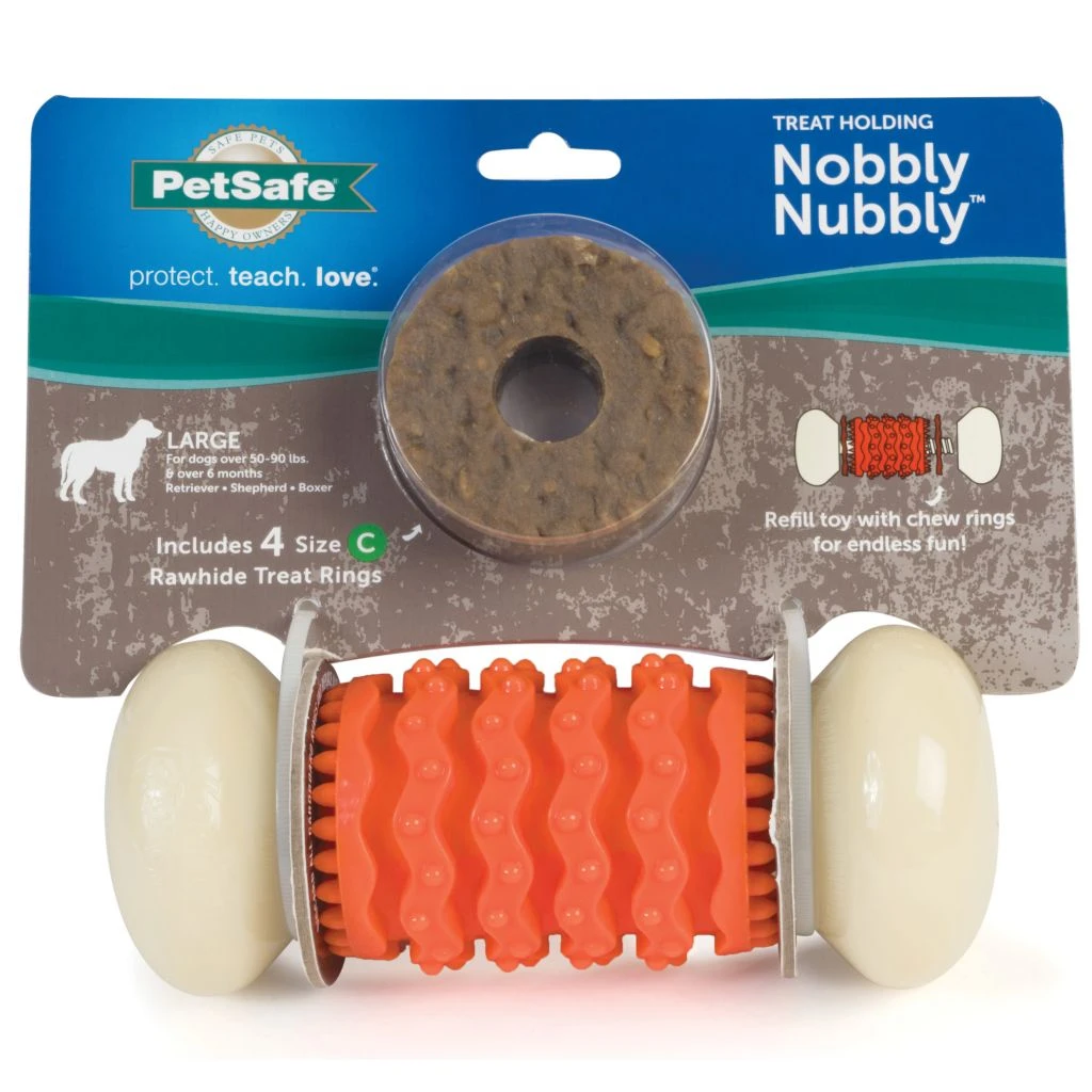 PetSafe Sportsmen Nobbly Nubbly Dog Chew Toy, Large 3 PetSafe Sportsmen Nobbly Nubbly Dog Chew Toy, Large