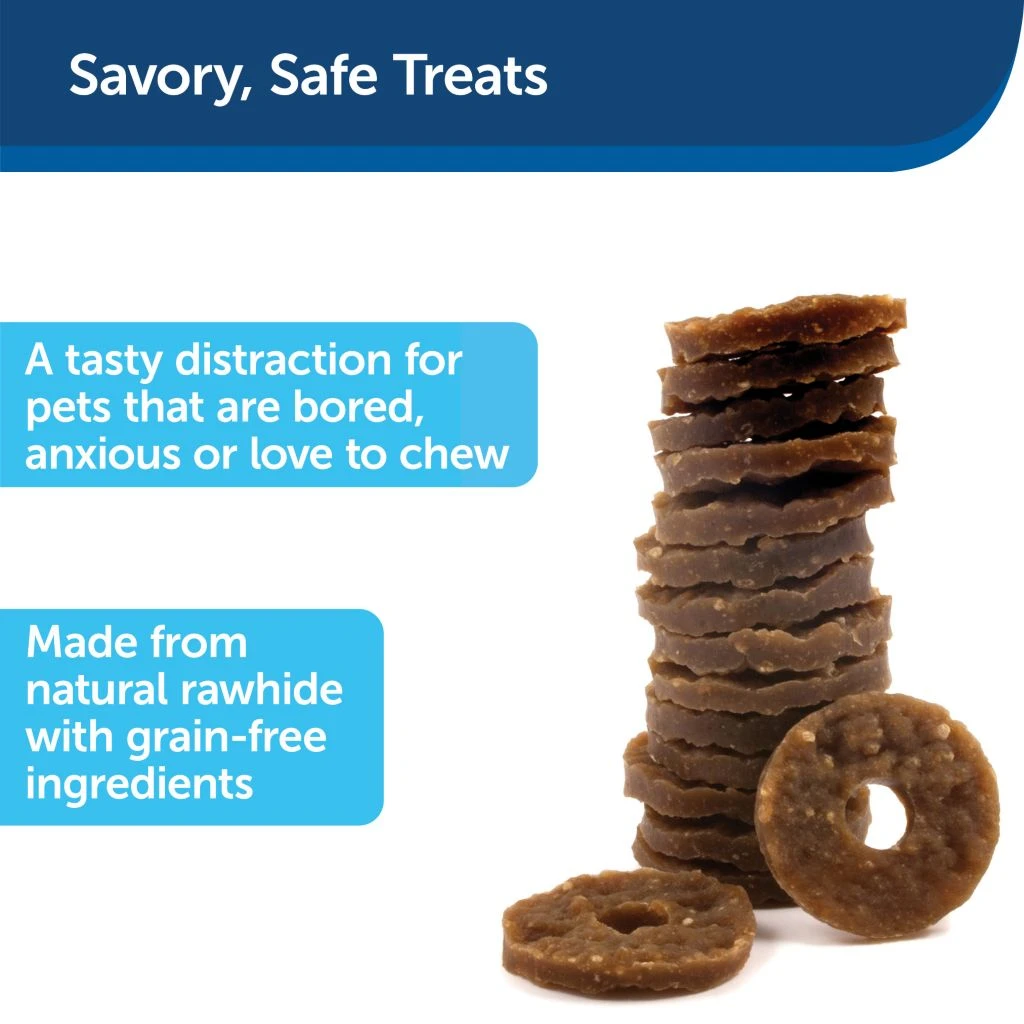 PetSafe Rawhide Treat Ring Refills, Breakfast, Lunch and Dinner, Variety Pack of Replacement Treats 4 PetSafe Rawhide Treat Ring Refills, Breakfast, Lunch and Dinner, Variety Pack of Replacement Treats - Image 2