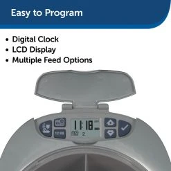 PetSafe 6 Meal Programmable Pet Food Dispenser, Automatic Dog and Cat Feeder - Dry Kibble or Semi-Moist Pet Food 14 PetSafe 6 Meal Programmable Pet Food Dispenser, Automatic Dog and Cat Feeder - Dry Kibble or Semi-Moist Pet Food -Deals PETSAFE Store 1339664 A2