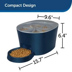 PetSafe 6 Meal Programmable Pet Food Dispenser, Automatic Dog and Cat Feeder - Dry Kibble or Semi-Moist Pet Food 16 PetSafe 6 Meal Programmable Pet Food Dispenser, Automatic Dog and Cat Feeder - Dry Kibble or Semi-Moist Pet Food -Deals PETSAFE Store 1339664 A4