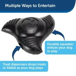 PetSafe Busy Buddy Squeak 'N Treat Ninja Star Dog Toy, Small -Deals PETSAFE Store 1460325 A2