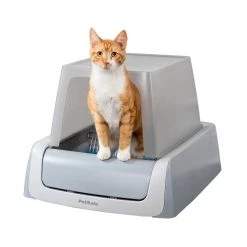 PetSafe Scoop-Free Self-Cleaning Cat Litter Box, Hooded