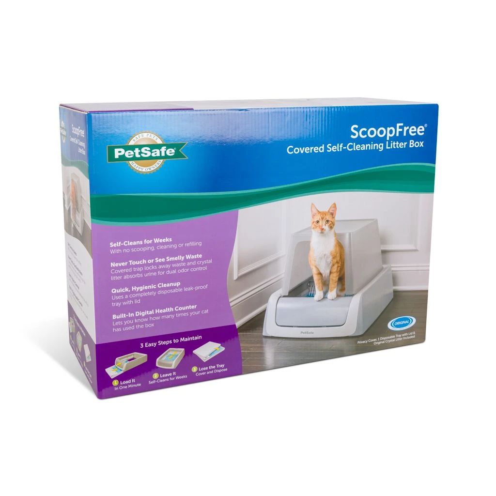PetSafe Scoop-Free Self-Cleaning Cat Litter Box, Hooded 9 PetSafe Scoop-Free Self-Cleaning Cat Litter Box, Hooded - Image 7
