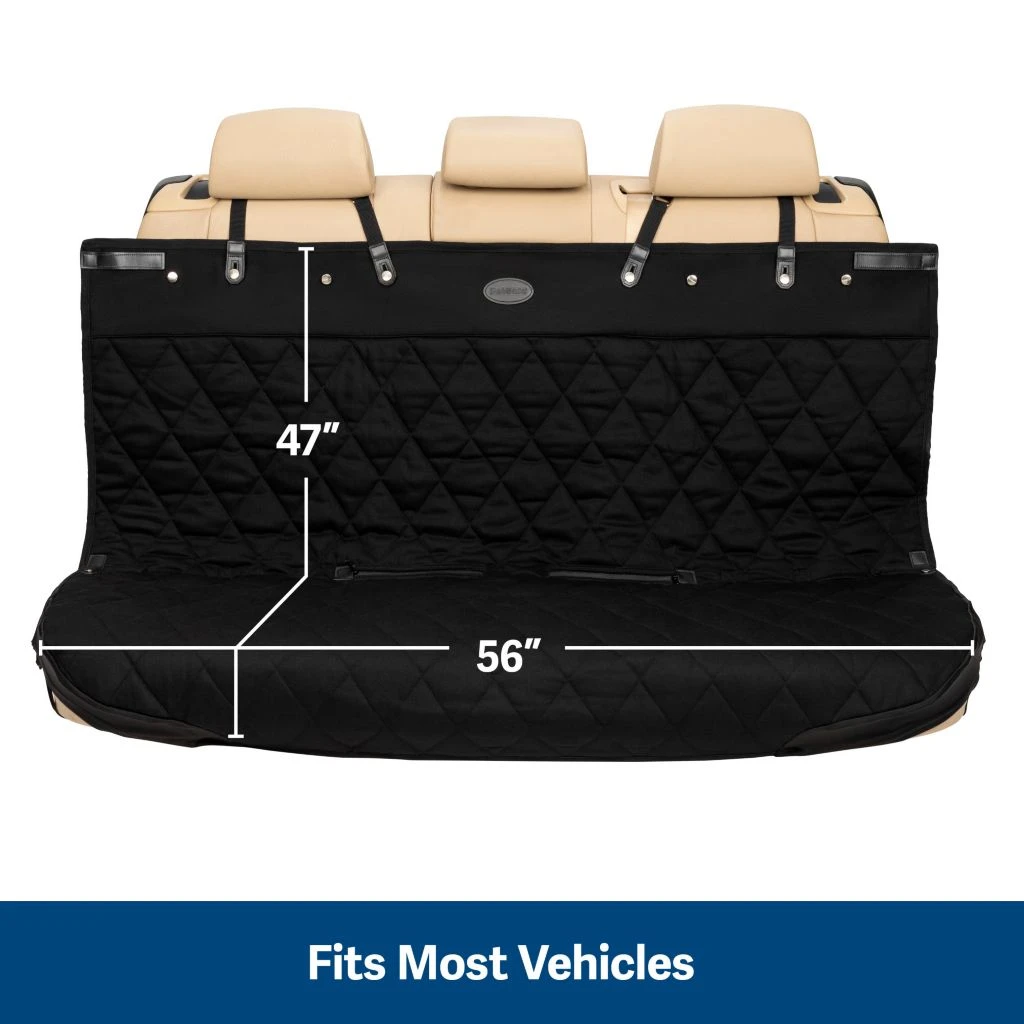 PetSafe Happy Ride Quilted Bench Seat Cover, Black 8 PetSafe Happy Ride Quilted Bench Seat Cover, Black - Image 6